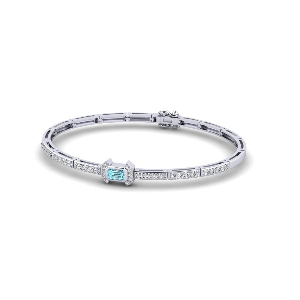 Blue Zircon Women's Bracelet Security