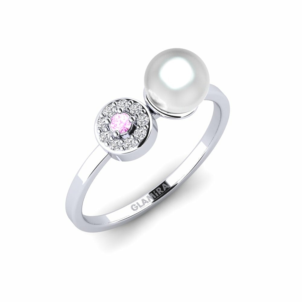 Anillo Slub Zafiro Rosado