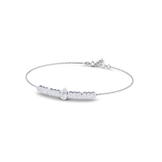 Bracelet Tomares 585 White Gold & White Sapphire