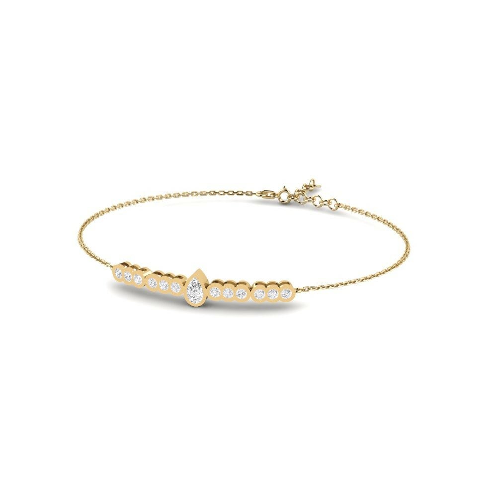 Oro Giallo 585 Bracciale da donna Tomares