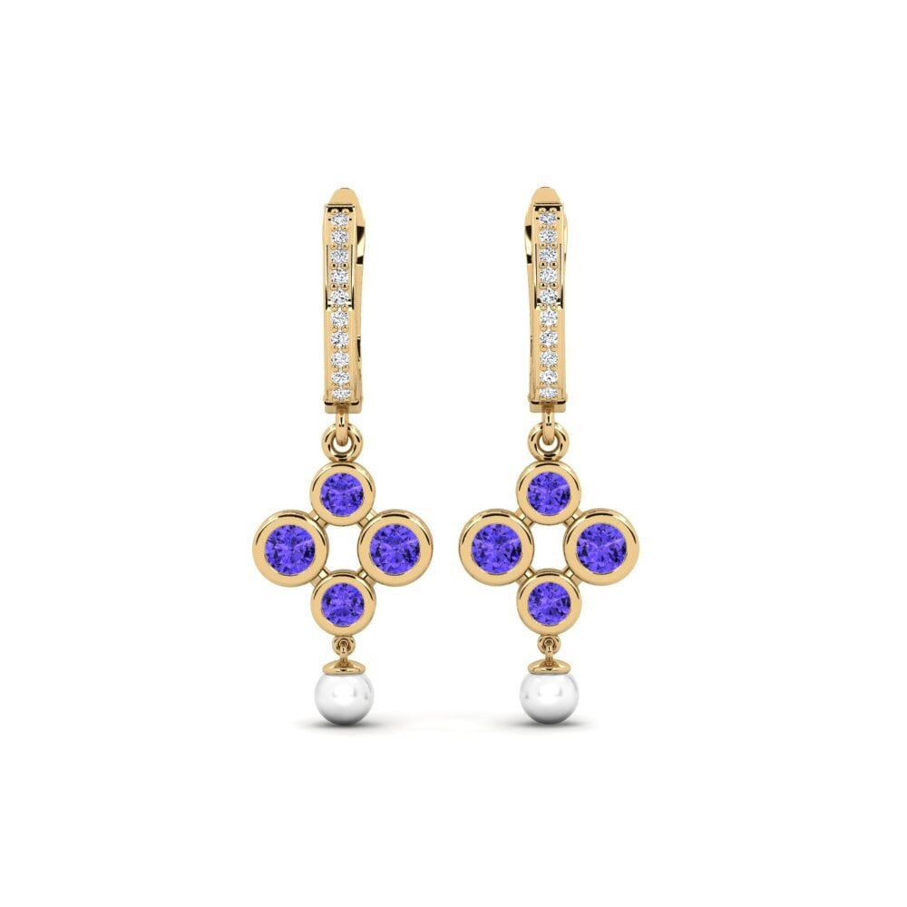 Tanzanite Women's Earring Bandless