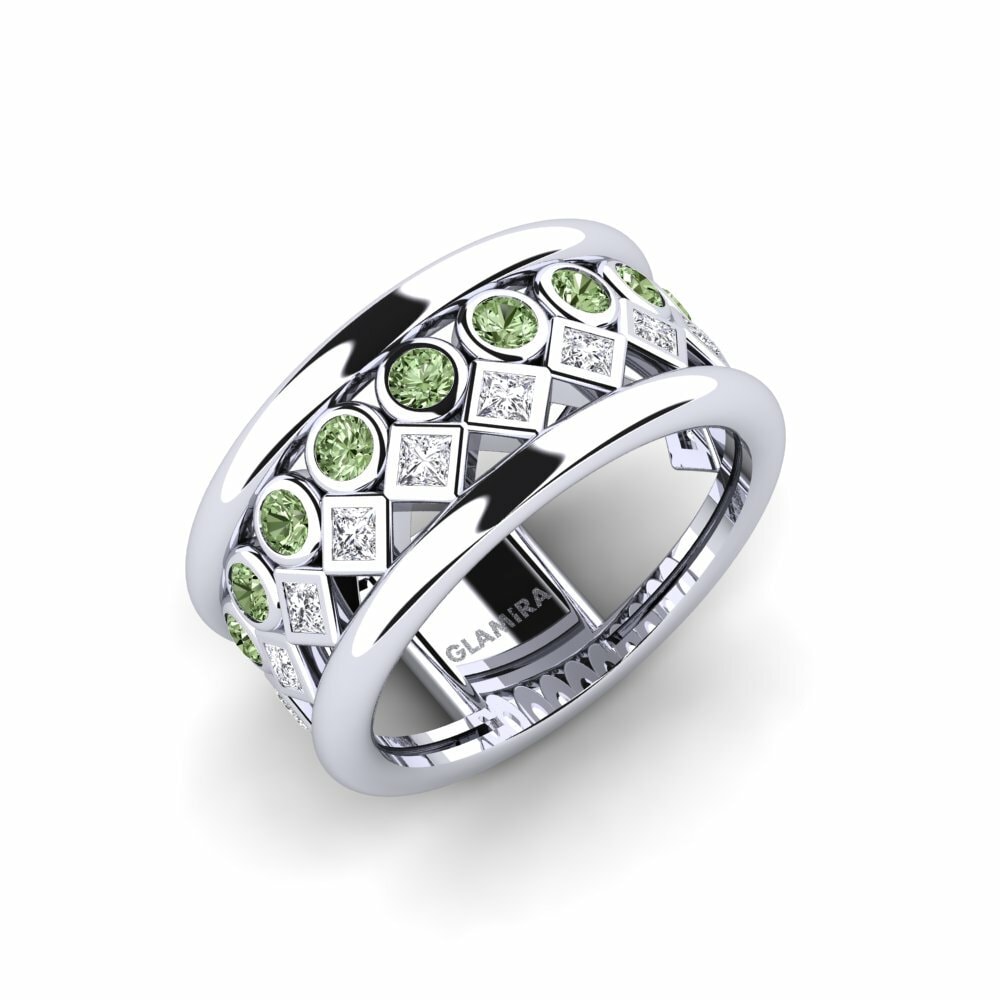 Groene Diamant Ringen Elcuervo