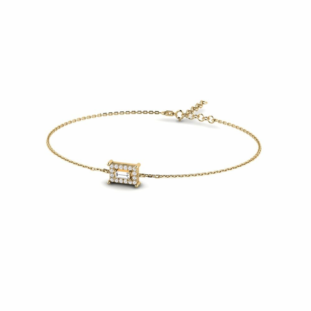 Oro Giallo 585 Bracciale da donna Reconstruction