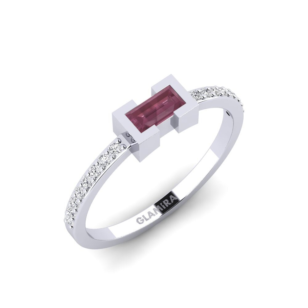 Rhodolite Garnet Engagement Ring Subsidization