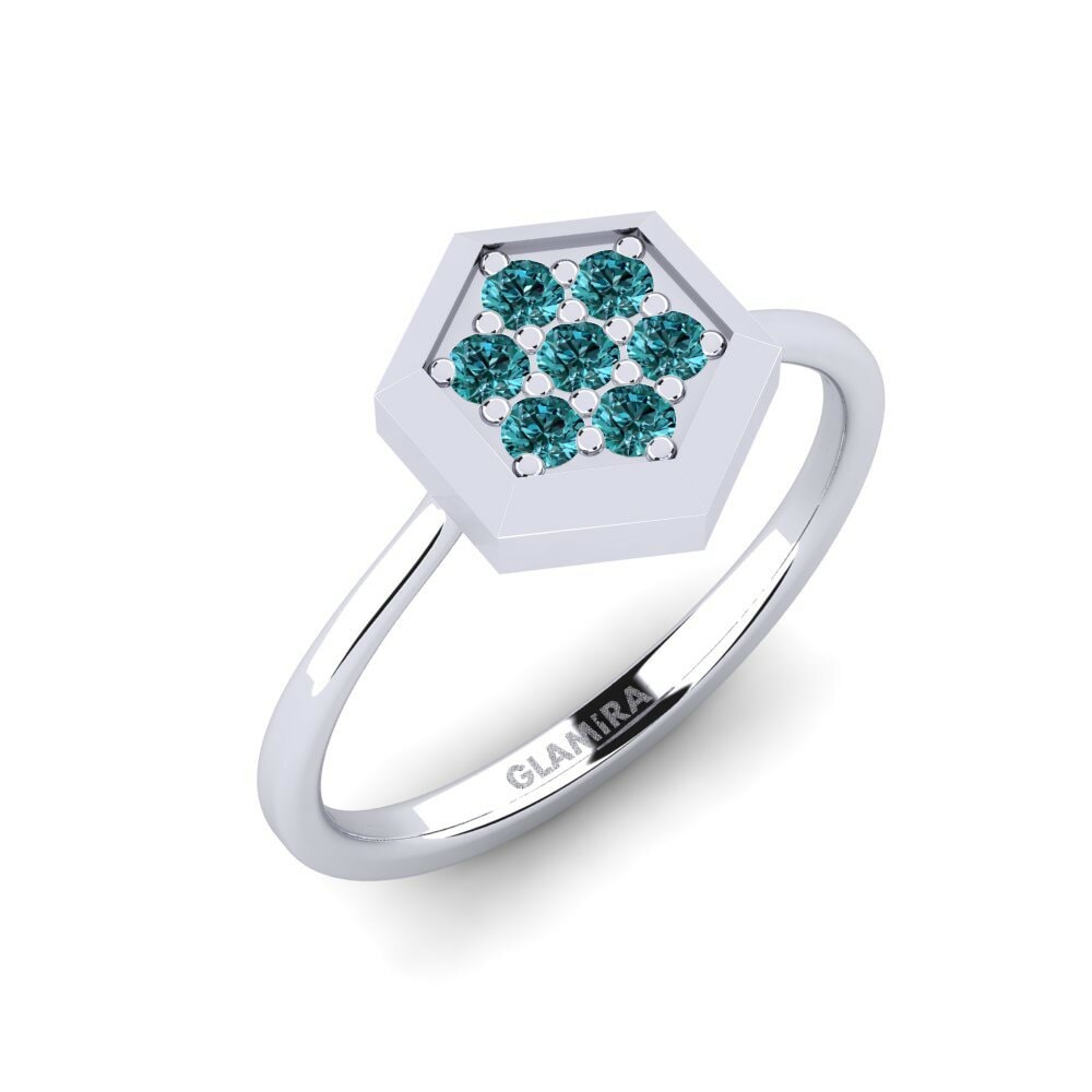 Blauwe Diamant Ringen Sursaone