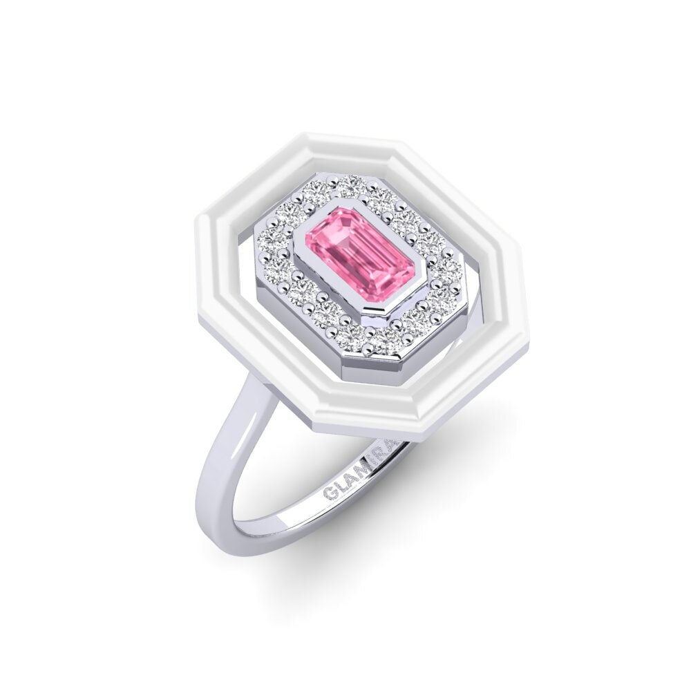 Saphir Rose Bague Verdons