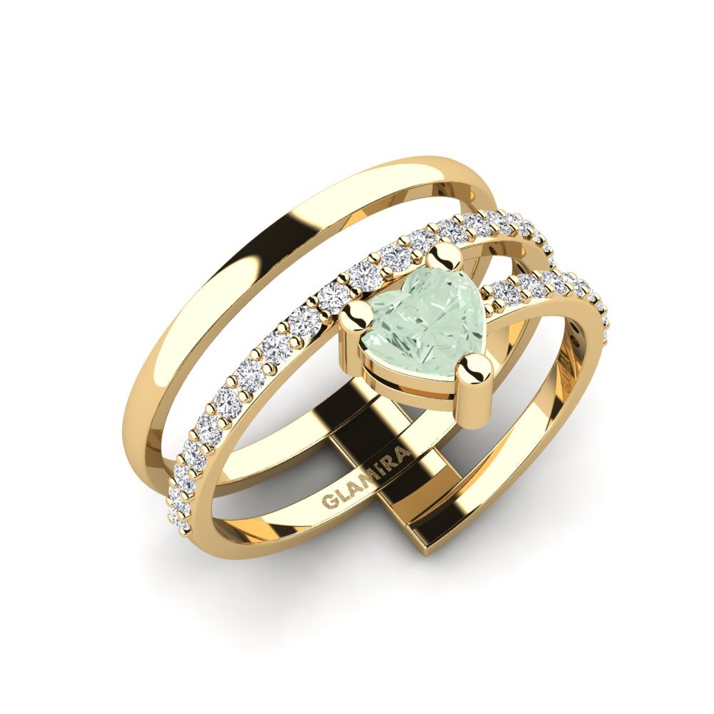 Green Amethyst Ring Vertou