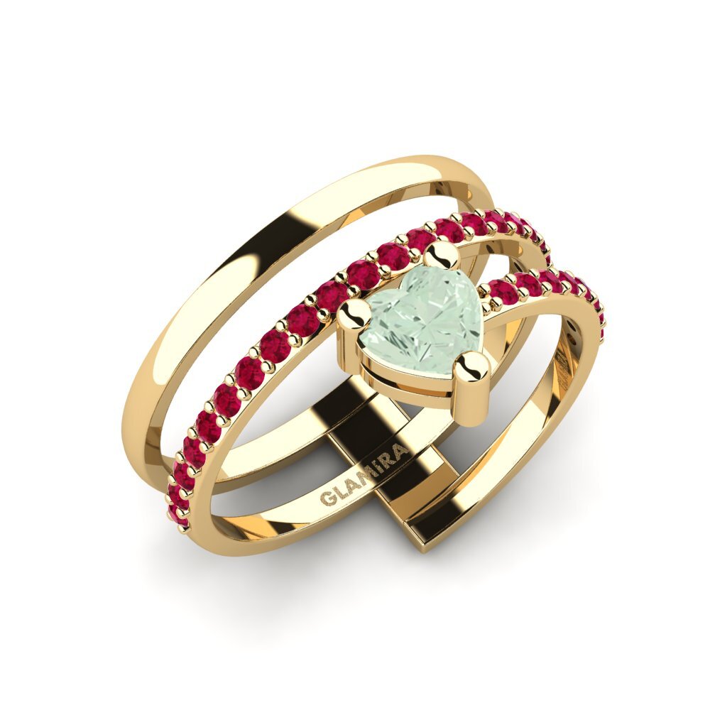Green Amethyst Ring Vertou