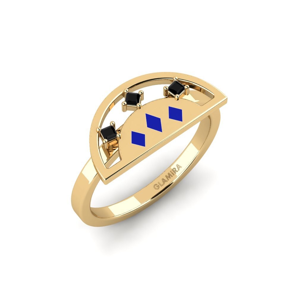 Schwarzer Diamant Ring Ambarire