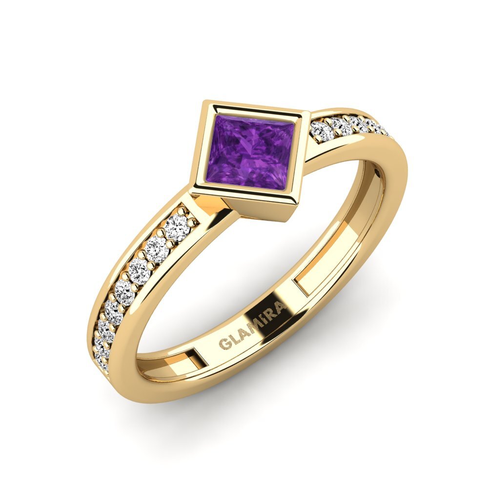 Amethyst Engagement Ring Arkate