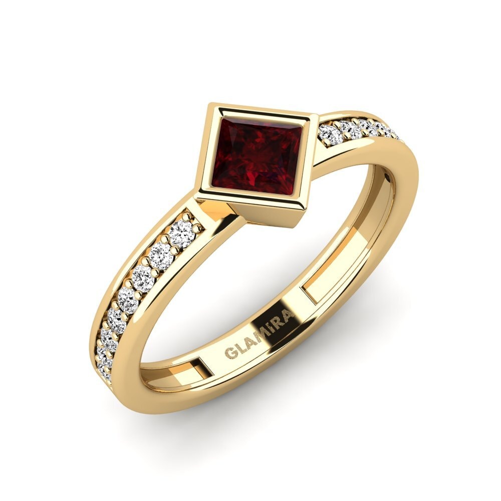 Garnet Engagement Ring Arkate