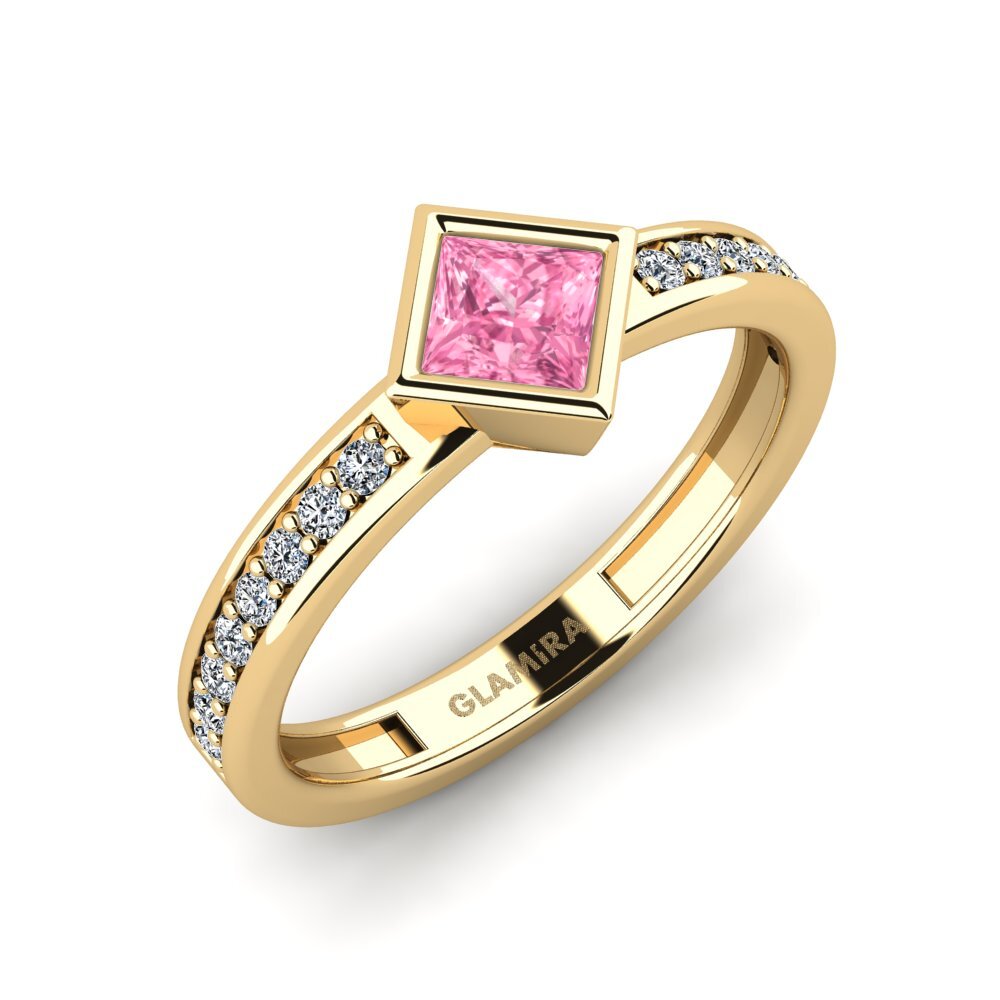 Pink Sapphire Engagement Ring Arkate