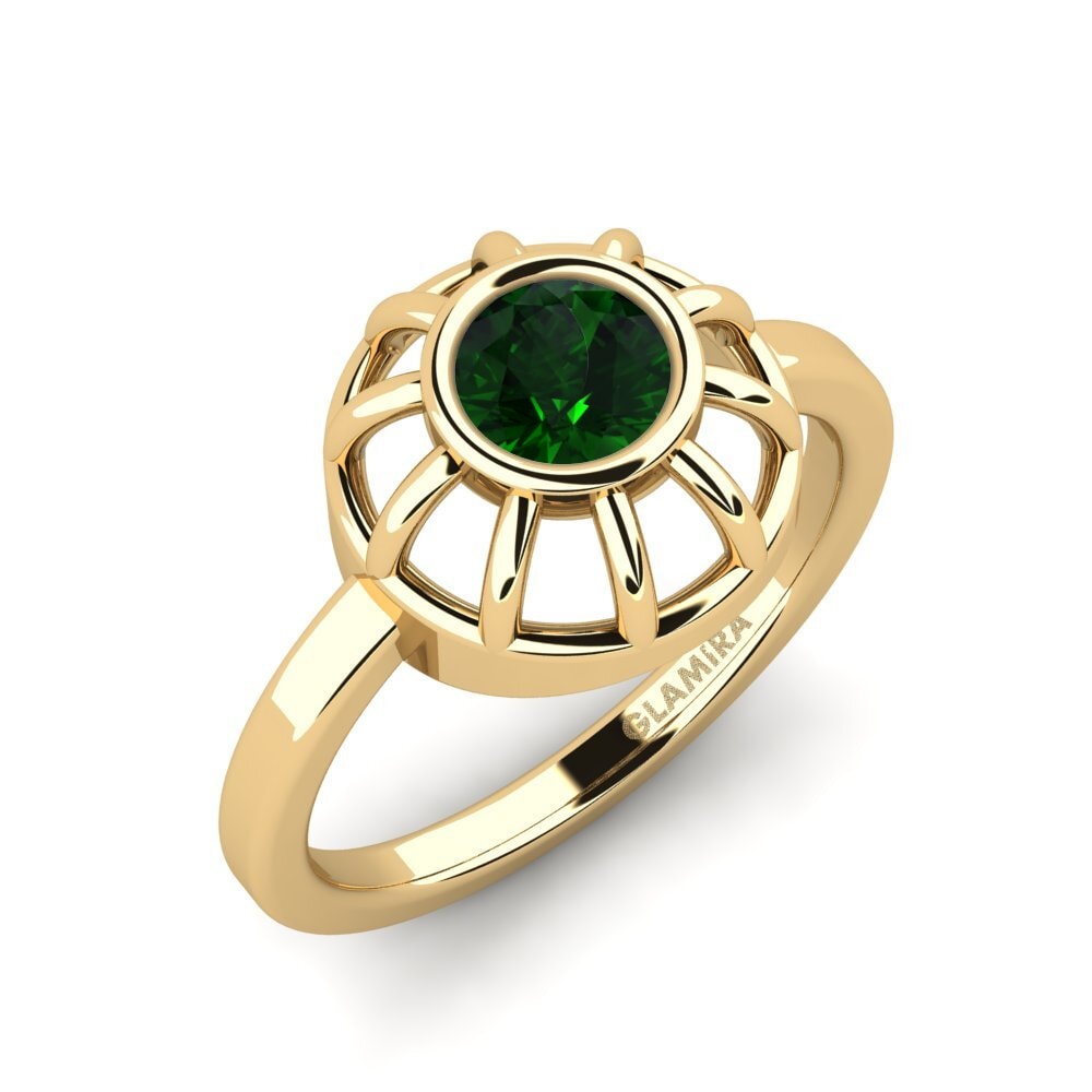 Đá Tourmaline Xanh / Bích tỷ Nhẫn Arou
