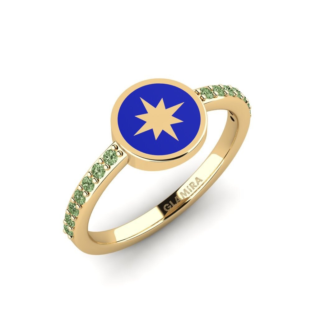 Grüner Diamant Ring Herithe