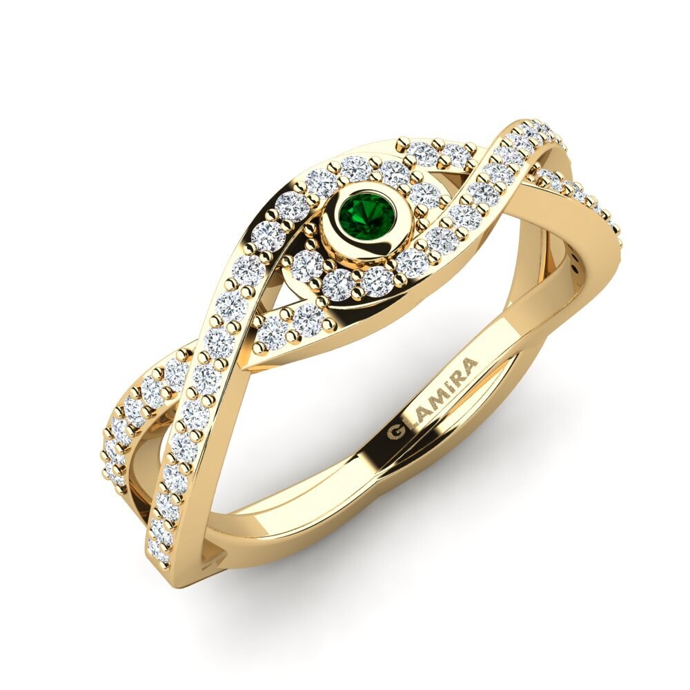 Zircone Verde Anello Siriat