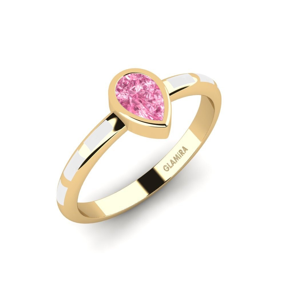 Saphir Rose Bague Stacial