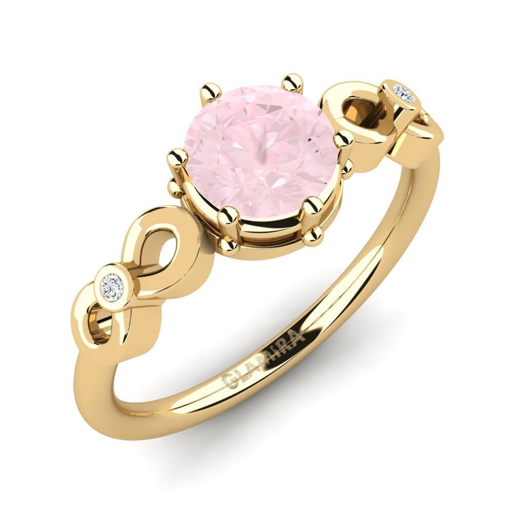 Rose Quartz Engagement Ring Wousli