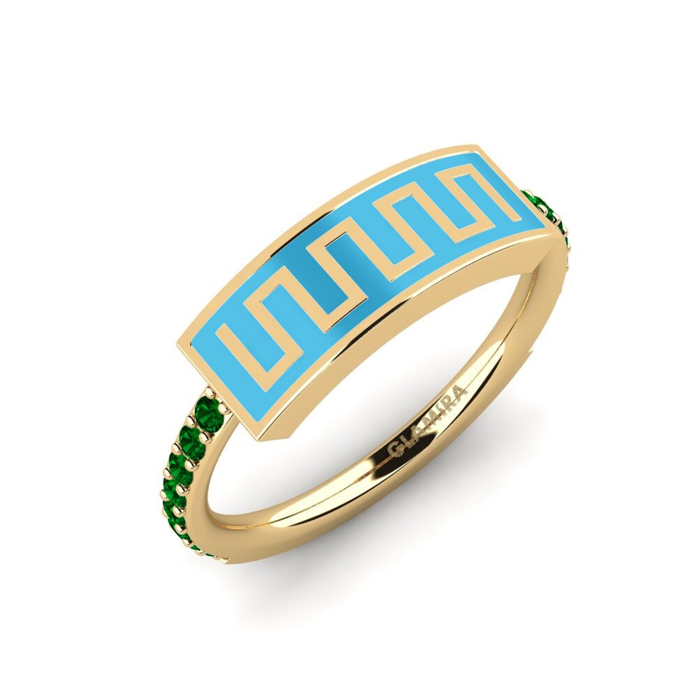 Grüner Zirkonia Ring Xertopi