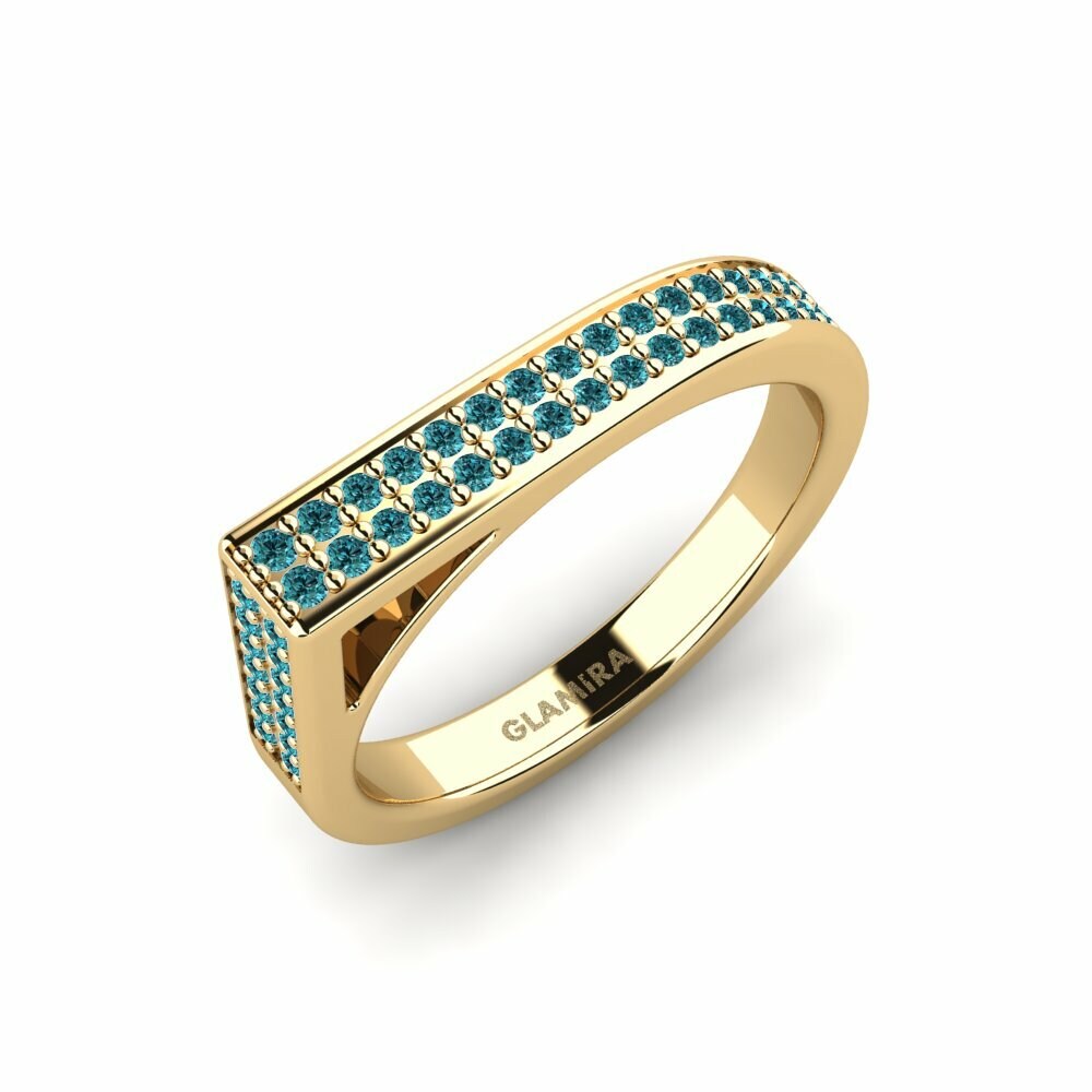 Blauwe Diamant Ringen Yamen