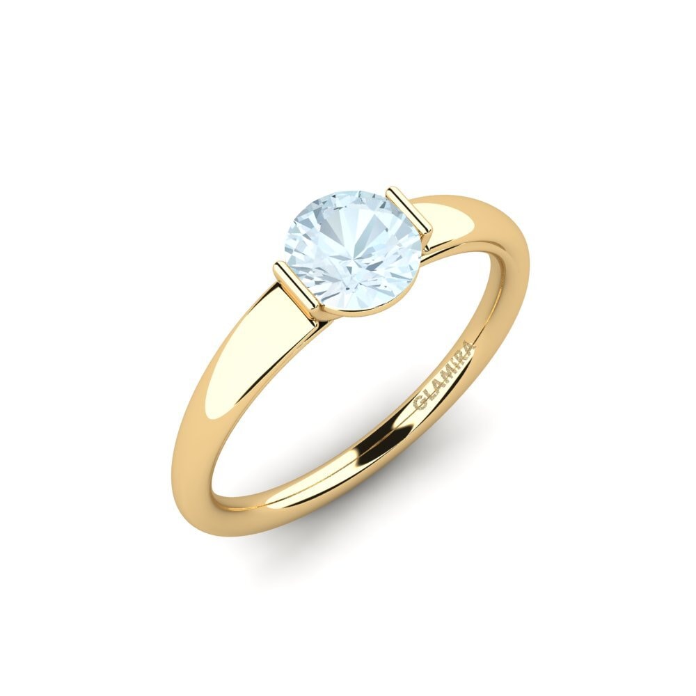 Aquamarine Engagement Ring Onboy