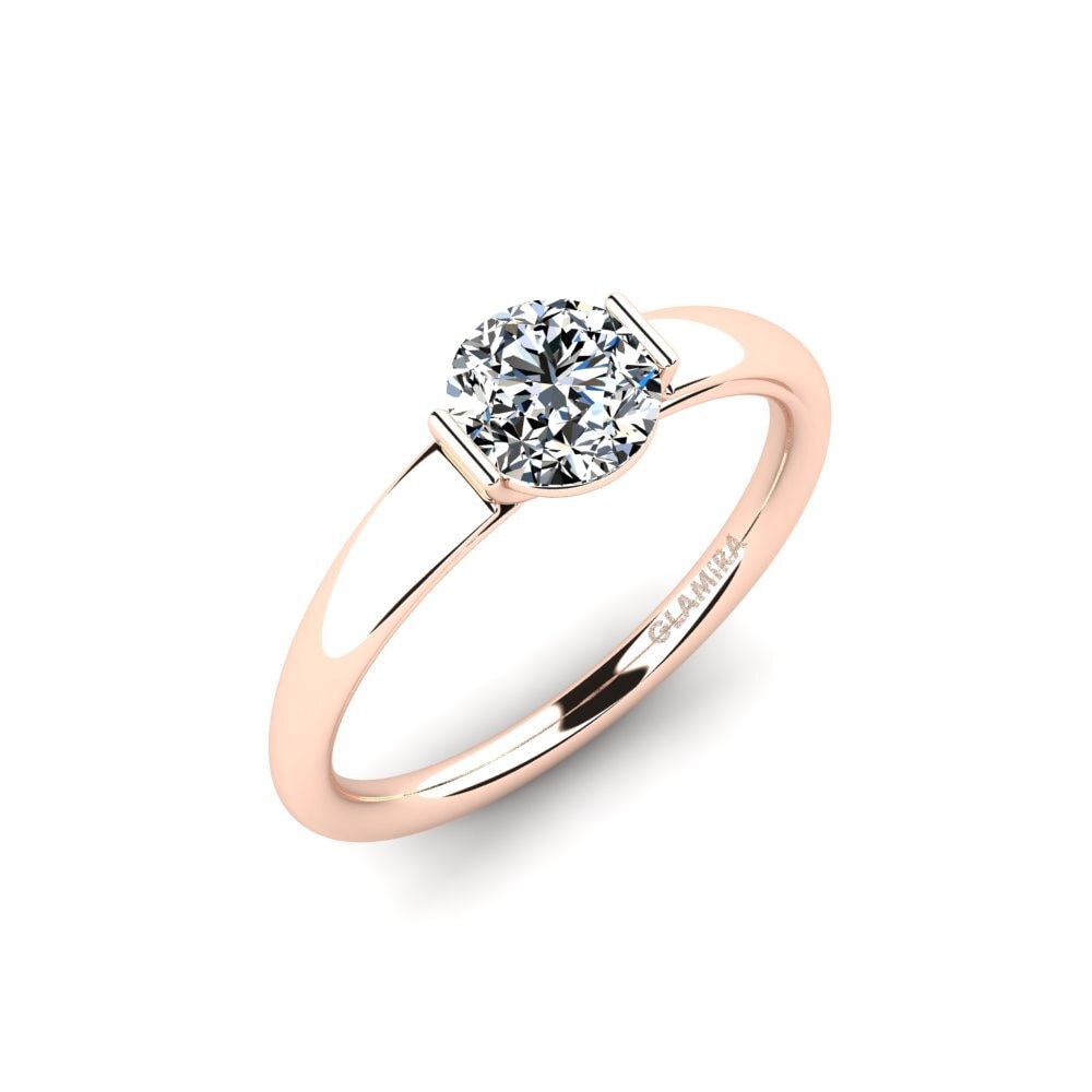 14ct Rose Gold Engagement Ring Onboy