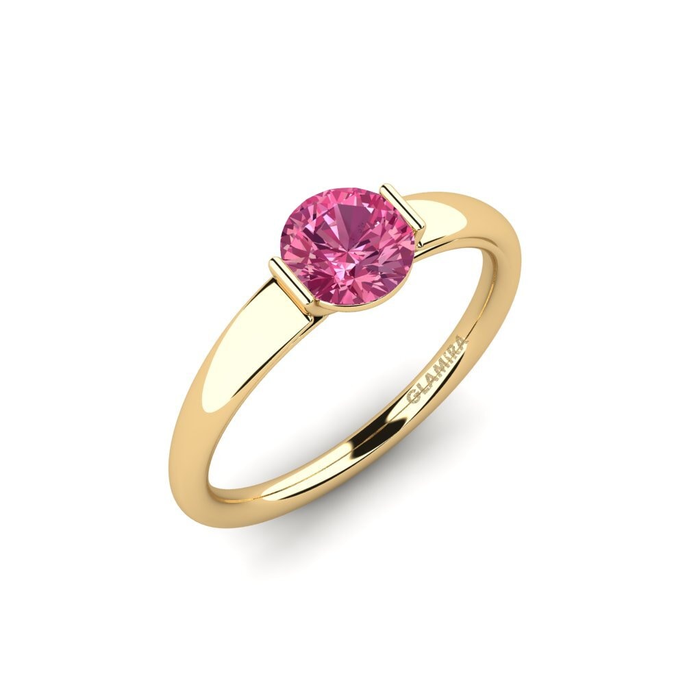 Pink Tourmaline Engagement Ring Onboy
