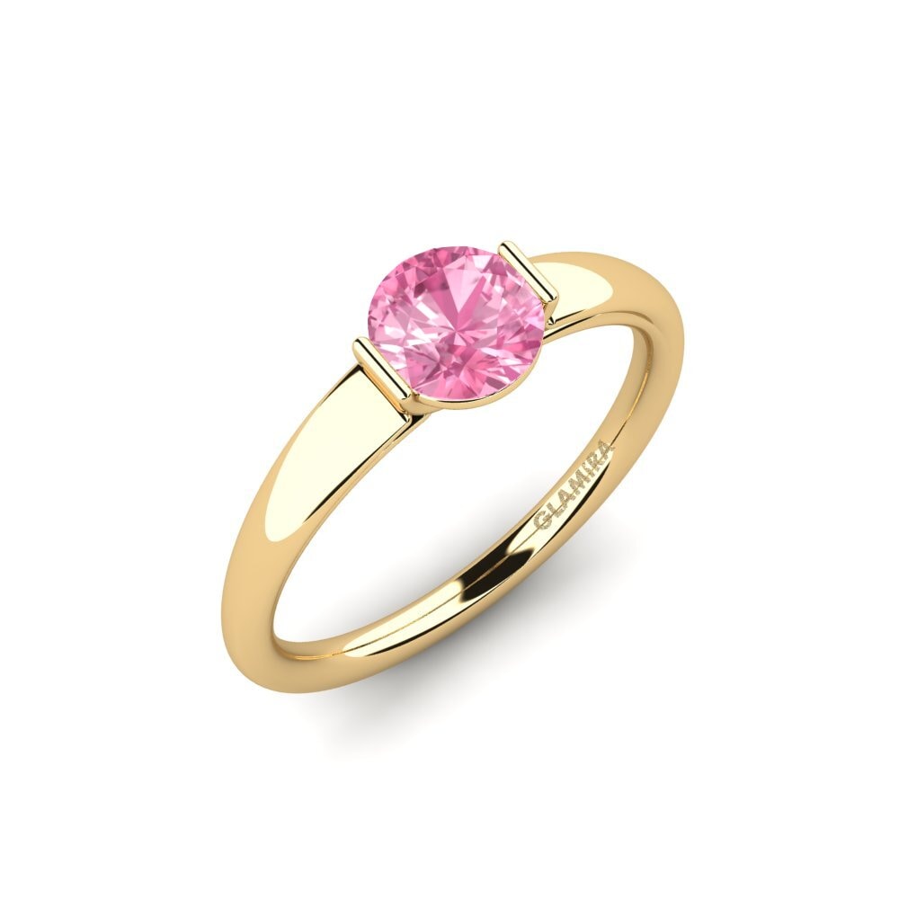 Pink Sapphire Engagement Ring Onboy