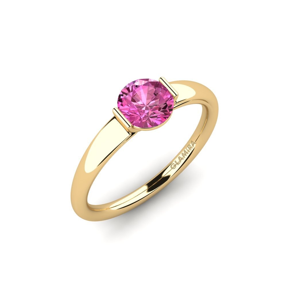 Topacio Rosa Anillo de compromiso Onboy