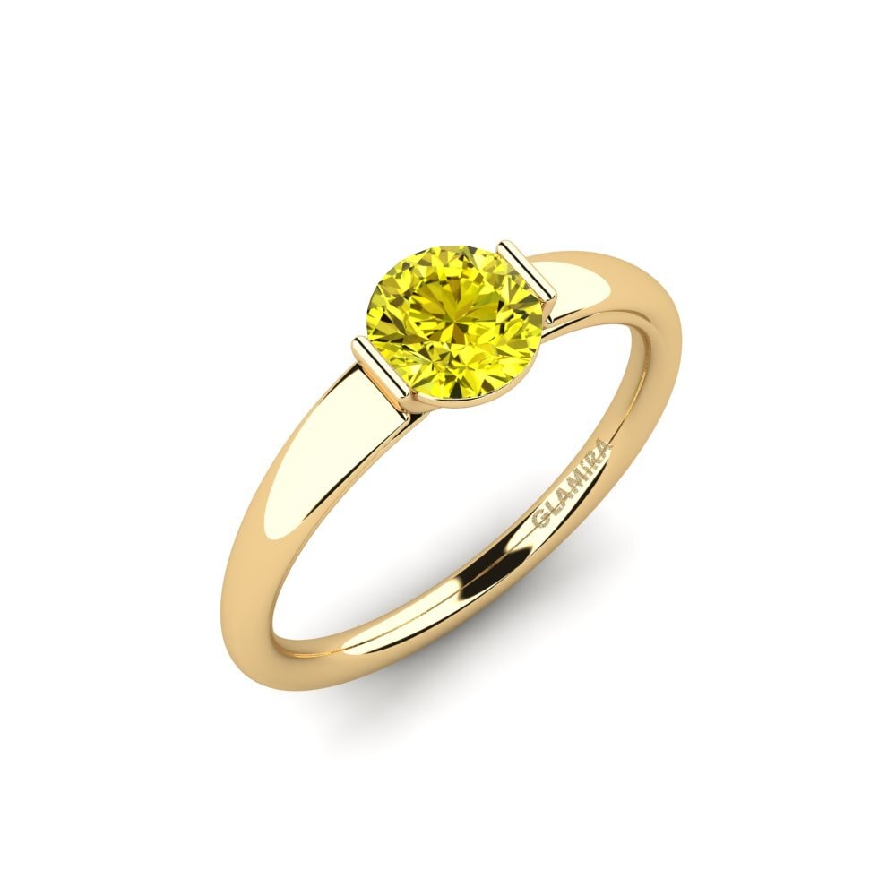 Yellow Diamond Engagement Ring Onboy