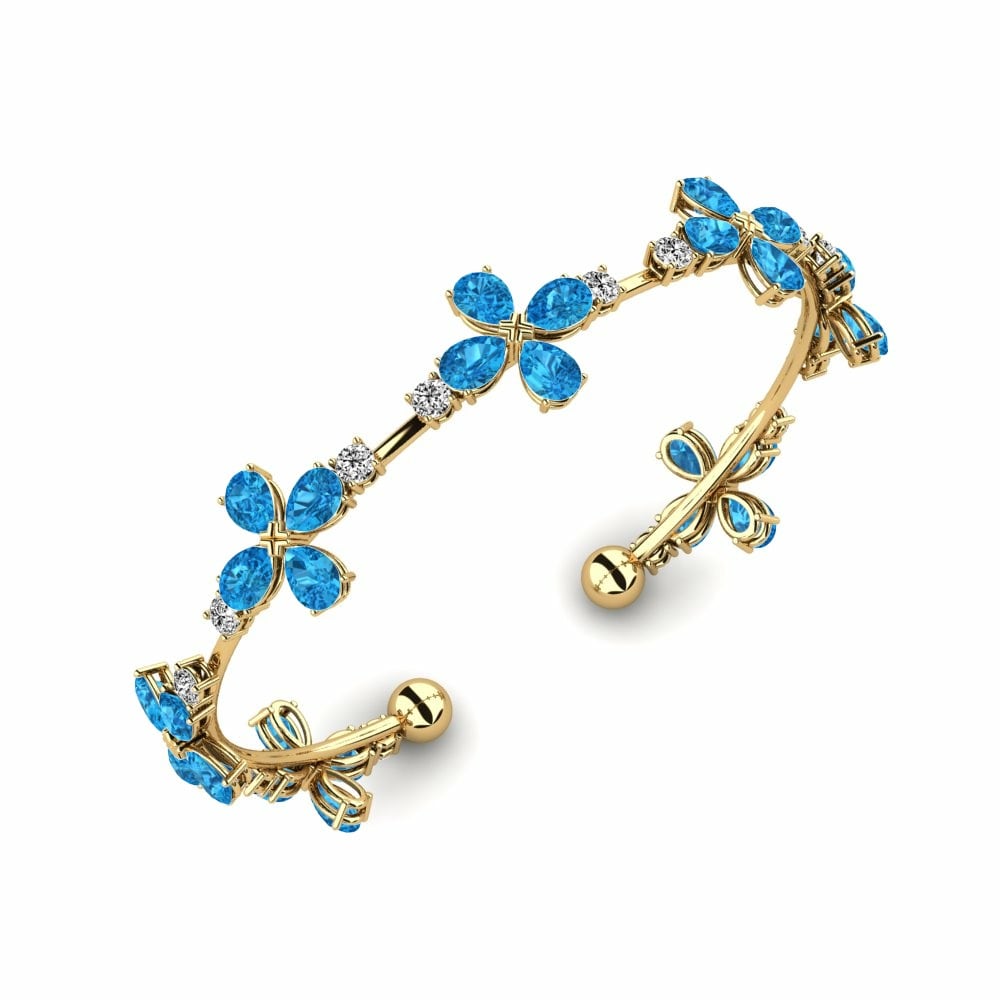 Blue Topaz Women's Bracelet Delk