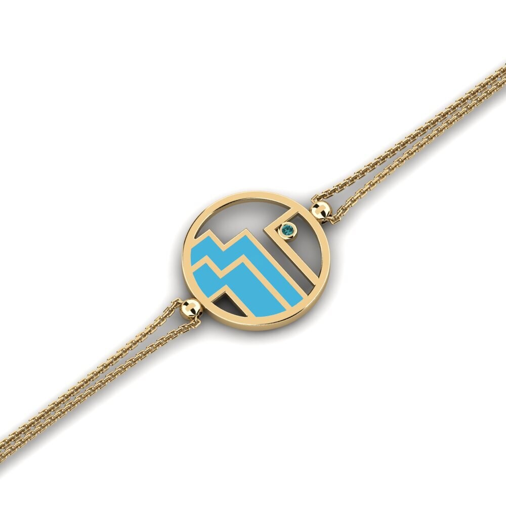 Blue Diamond Women's Bracelet Enamy