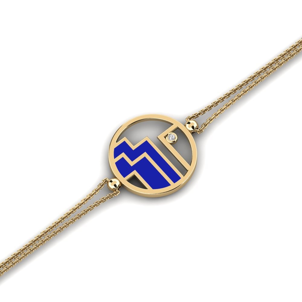 White sapphire Women's Bracelet Enamy