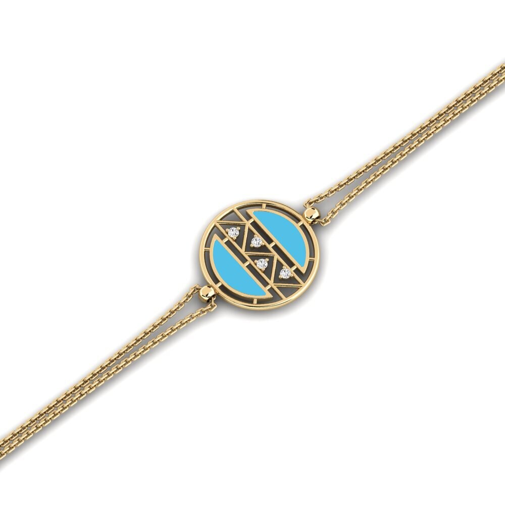Moissanit Damen armband Fastontar