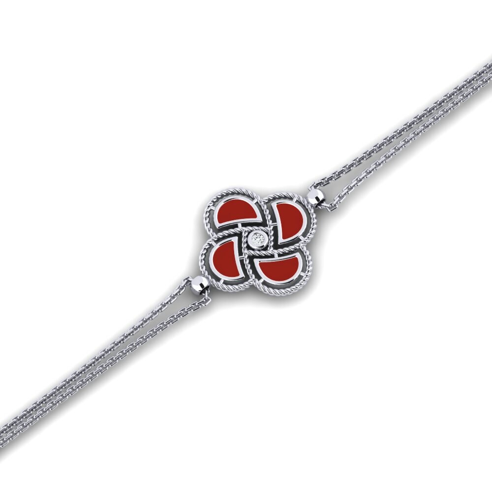 White Silver Women's Bracelet Femansac