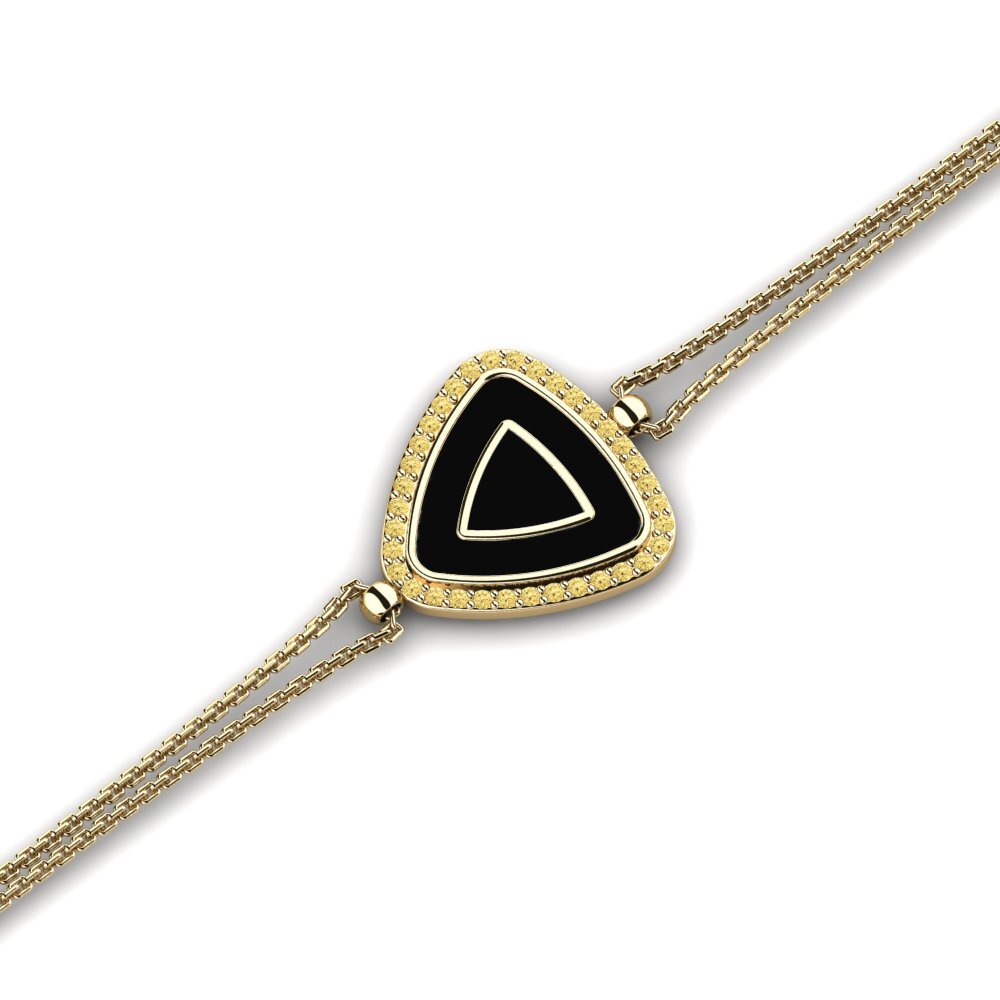 Yellow Diamond Women's Bracelet Fensla