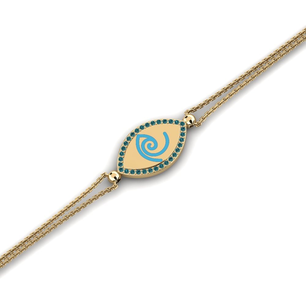 Blue Diamond Women's Bracelet Finatitaing