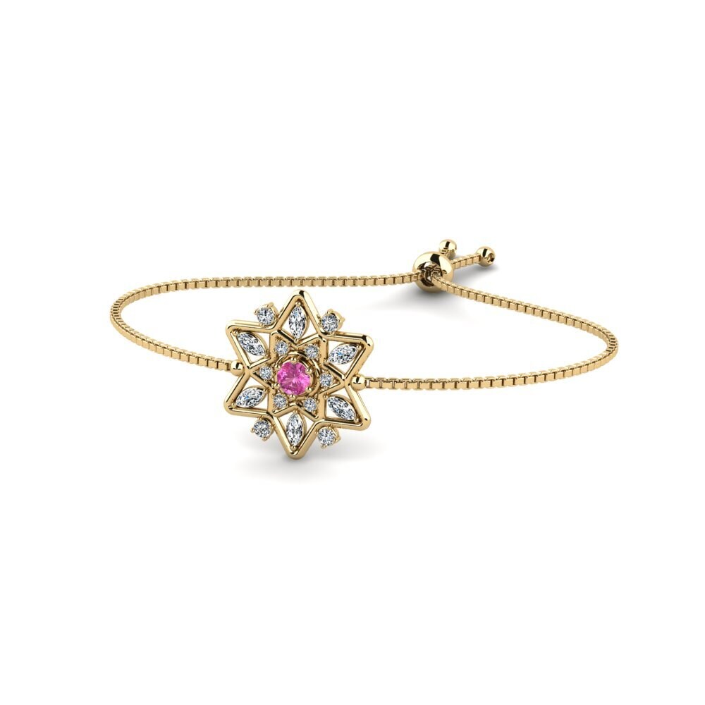 Pink Topaz Women's Bracelet Zakira