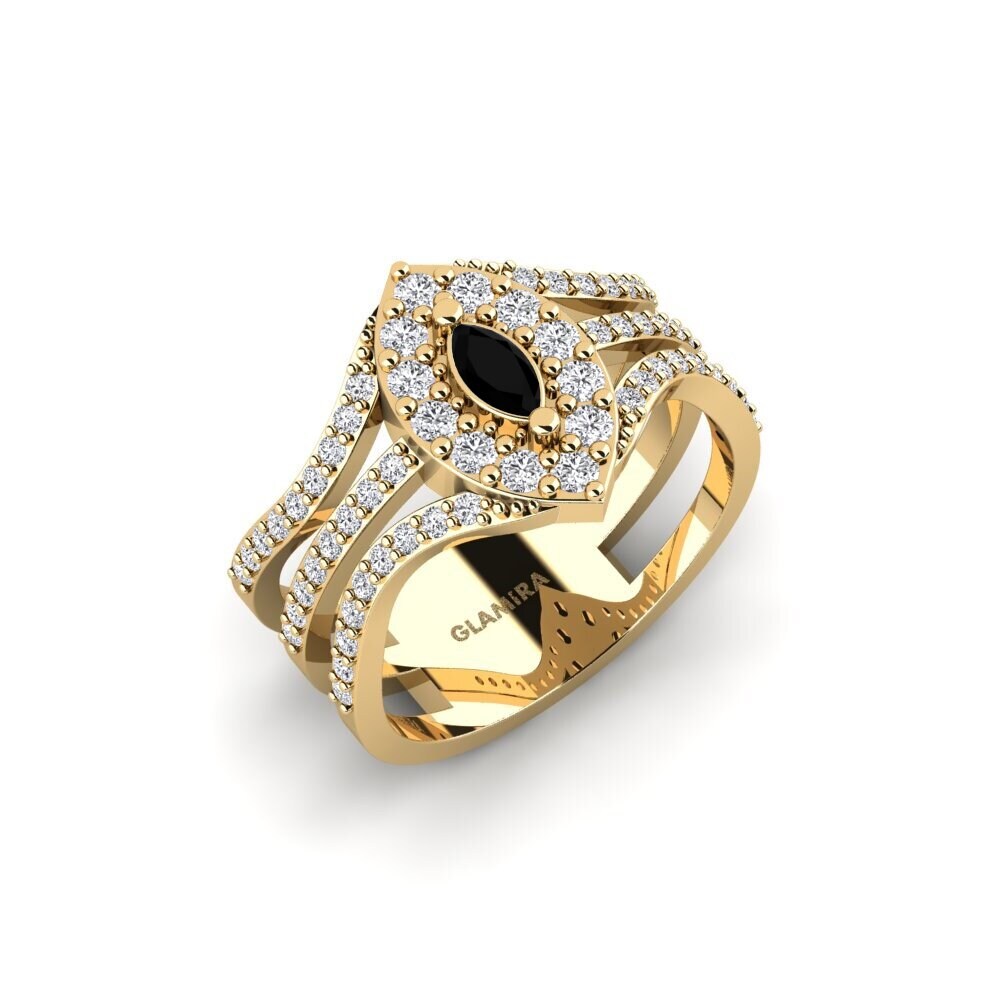 Black Onyx SYLVIE Ring Lilye