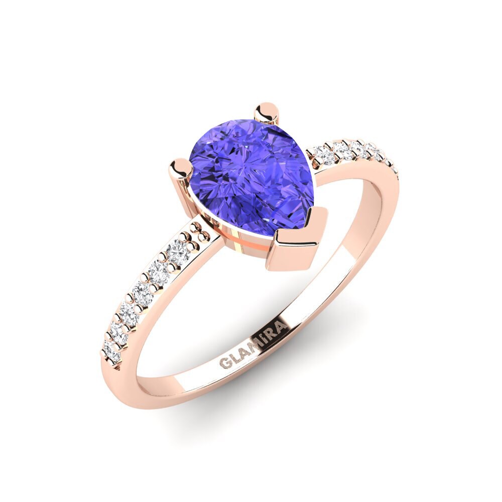 14k Rose Gold Tanzanite SYLVIE Ring Nyiaj