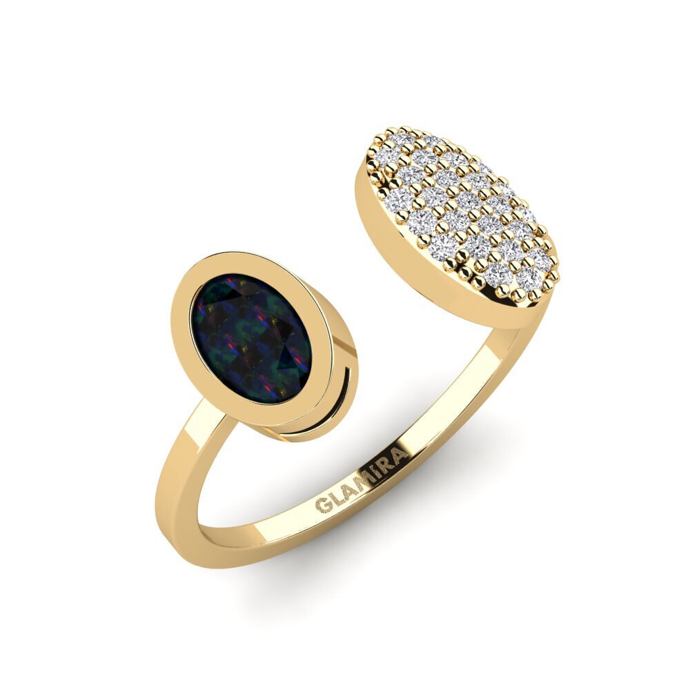 Black Opal SYLVIE Ring Phupha