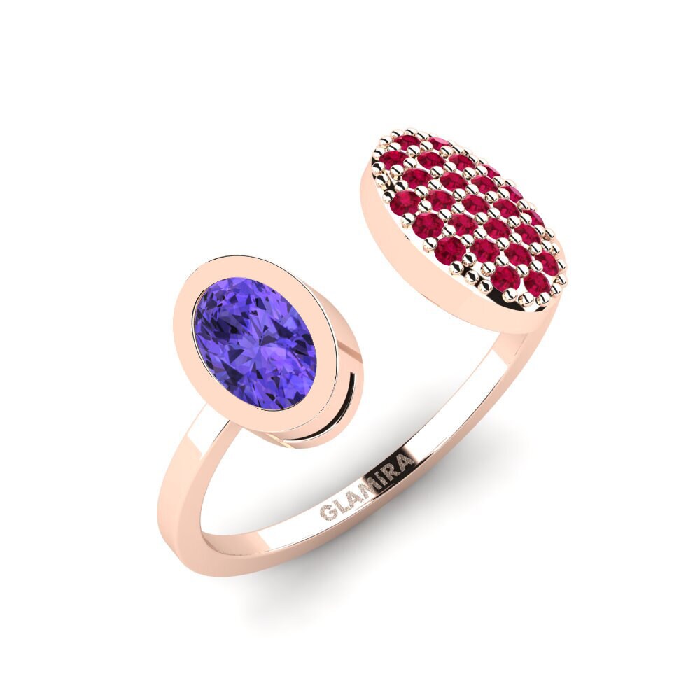 14k Rose Gold Tanzanite SYLVIE Ring Phupha
