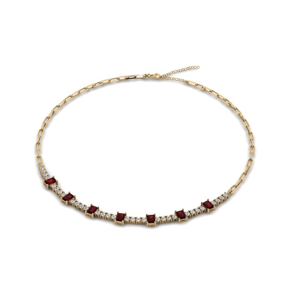 Garnet SYLVIE Collier Liryo