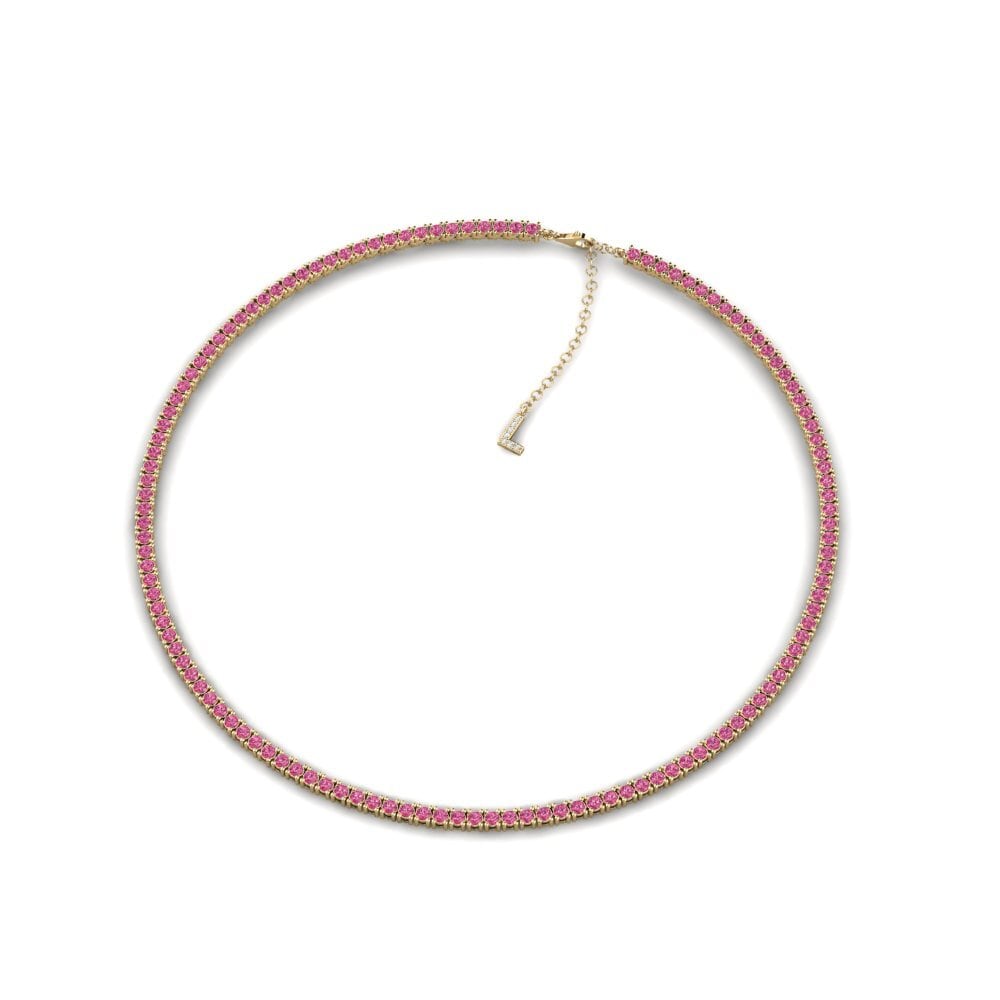 Pink Tourmaline SYLVIE Collier Nahasi - L