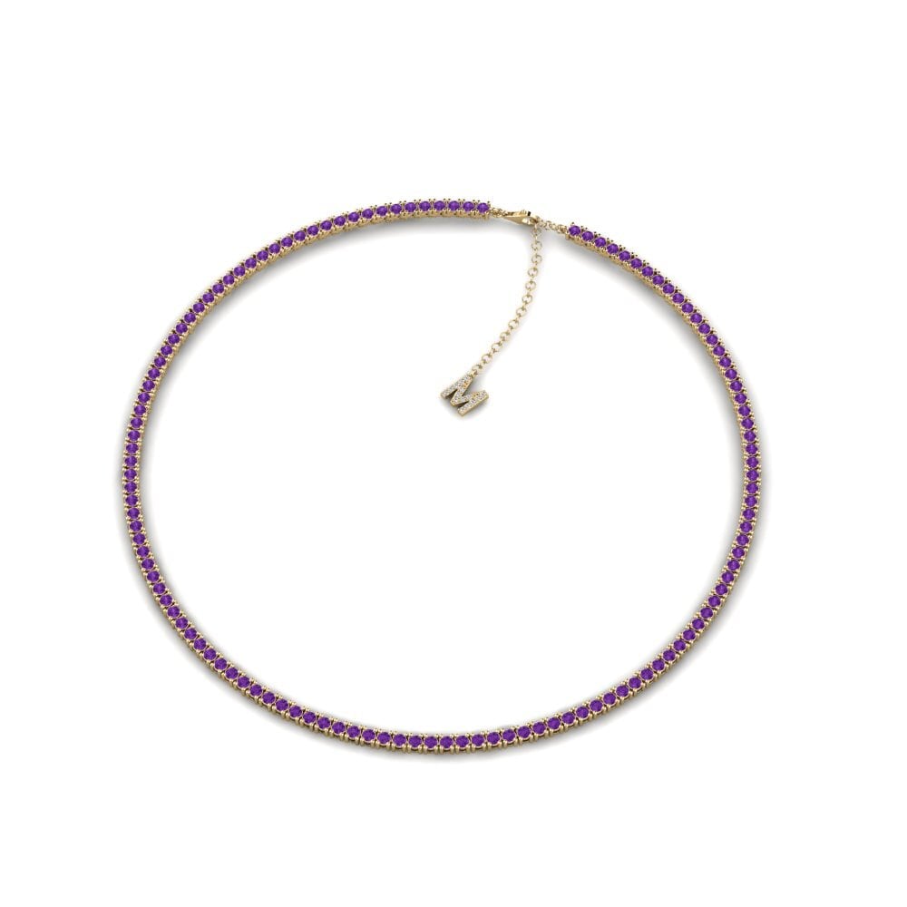 Amethyst SYLVIE Collier Nahasi - M