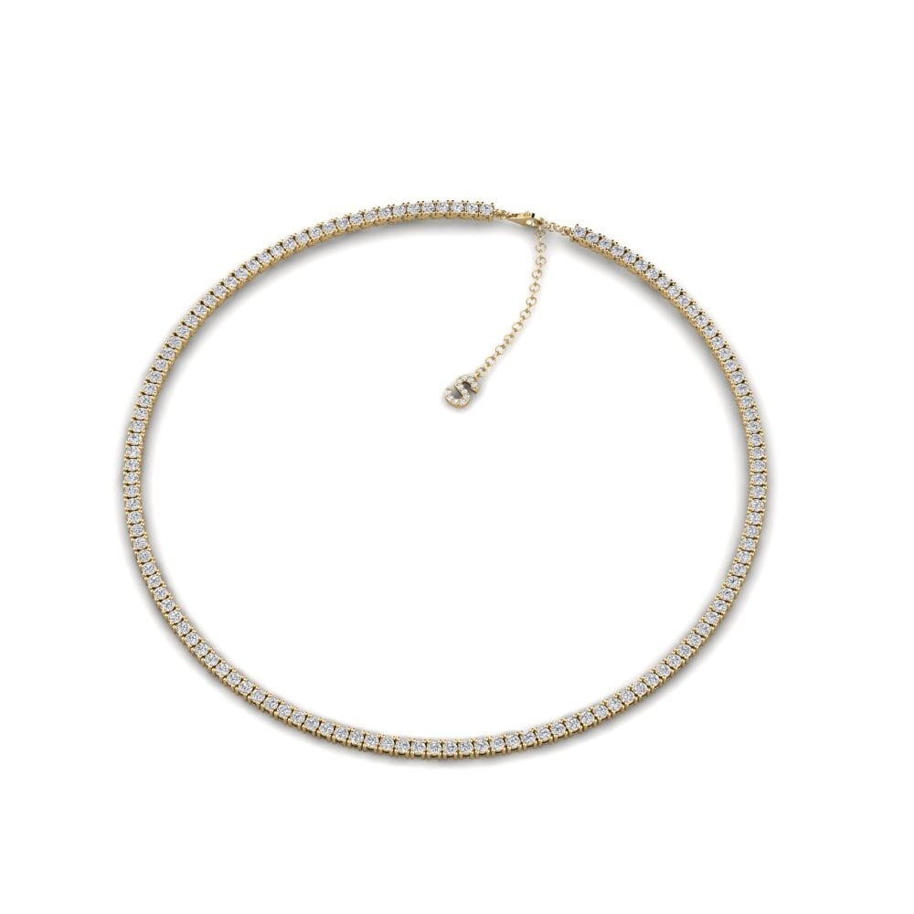 Collar Diamond Initial & Name Necklaces