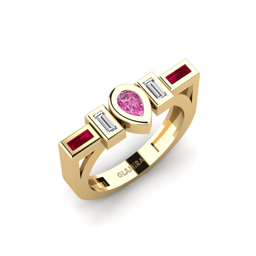 Pink Topaz SYLVIE Ring Poias