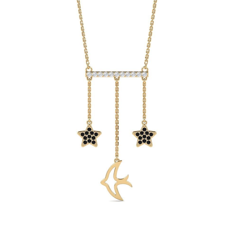 Black Diamond Women's Necklace Mitron