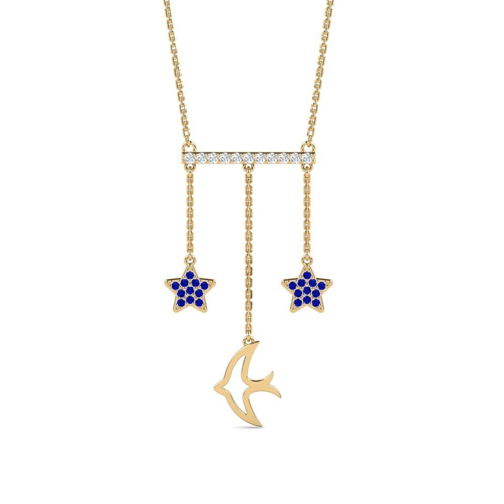Sapphire Women's Necklace Mitron