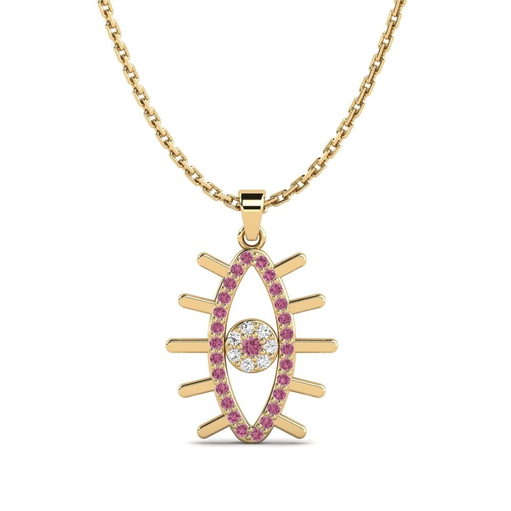Rhodolite Garnet Women's Pendant Morged