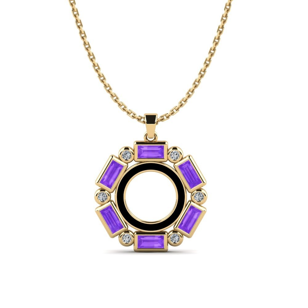 Amethyst Women's Pendant Mtif